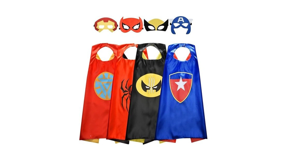 Superhero Capes Toys For 3-10 Year Old Boys Halloween Christmas