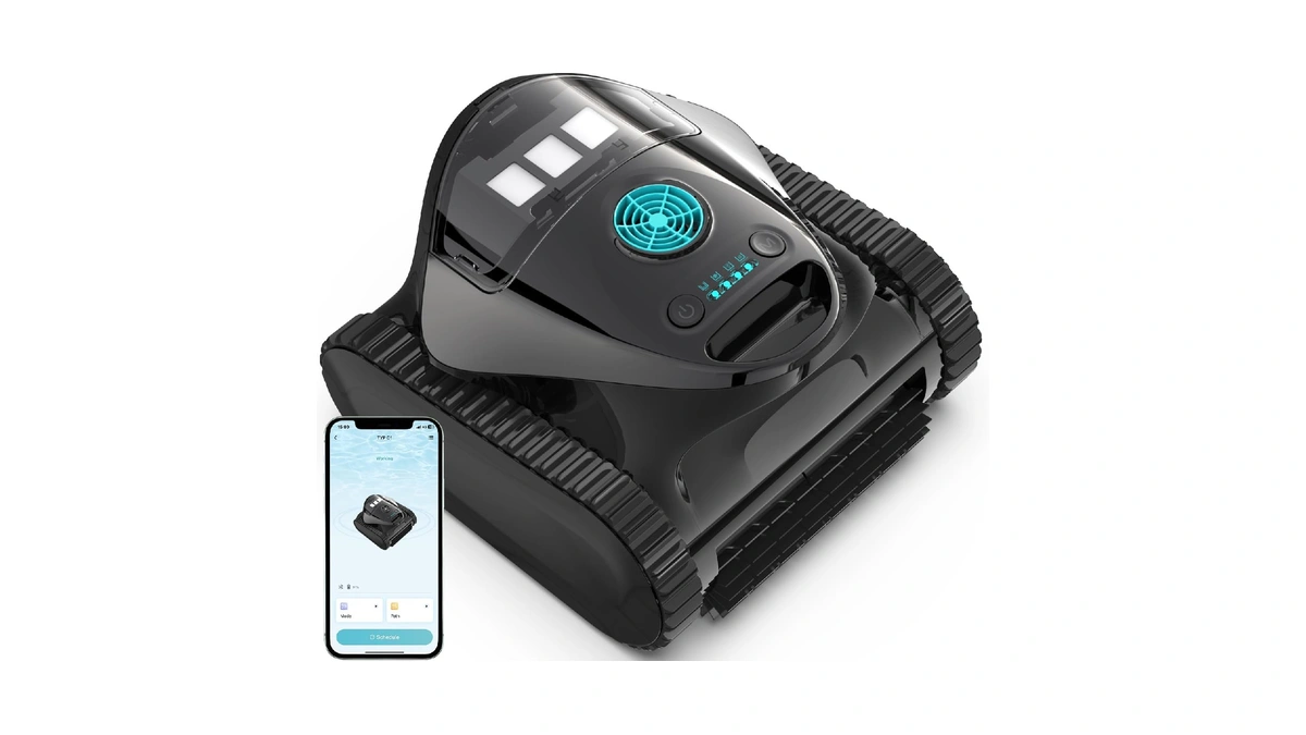 C1 Cordless Robotic Pool Cleaner With 180mins, Wall Climbing &