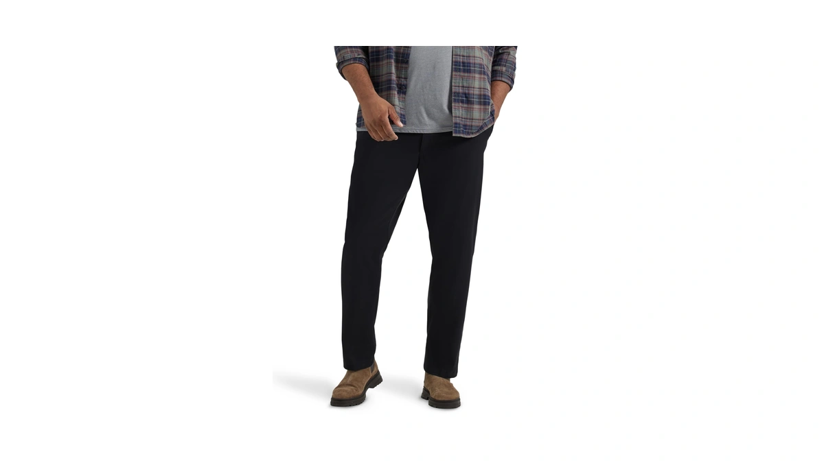 Lee Men's Big & Tall Extreme Motion Flat Front Relaxed