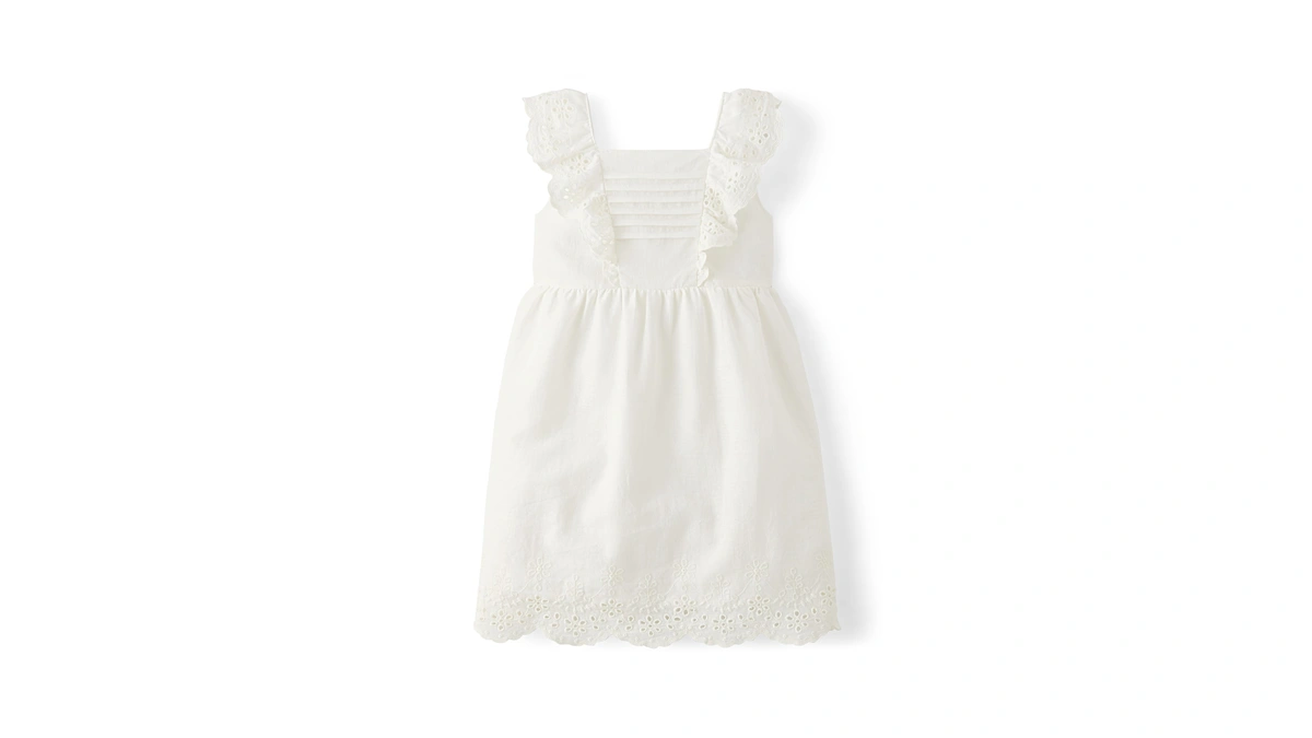 Gymboree,and Toddler Sleeveless Dresses,simply White,2t