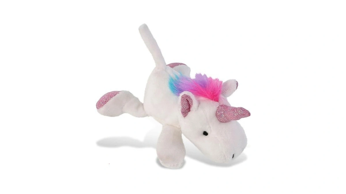 Dollibu Unicorn Plush Refrigerator Magnet - Fluffy Unicorn Stuffed Plush