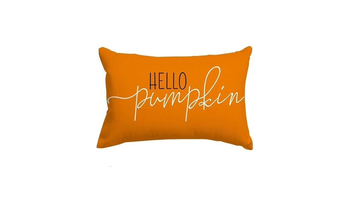 Rabusofa Fall Pillow Covers 12x20 Hello Pumpkin Pillows Decorative Throw