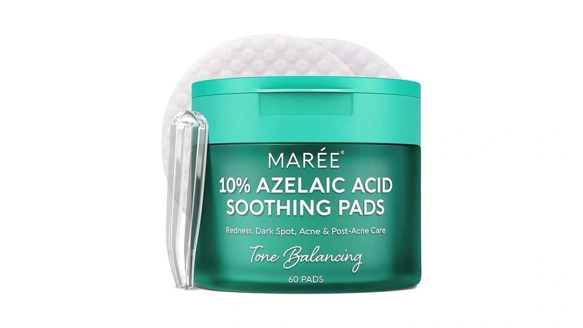 Maree Azelaic Acid Acne Clearing Pads – Exfoliating Pads With