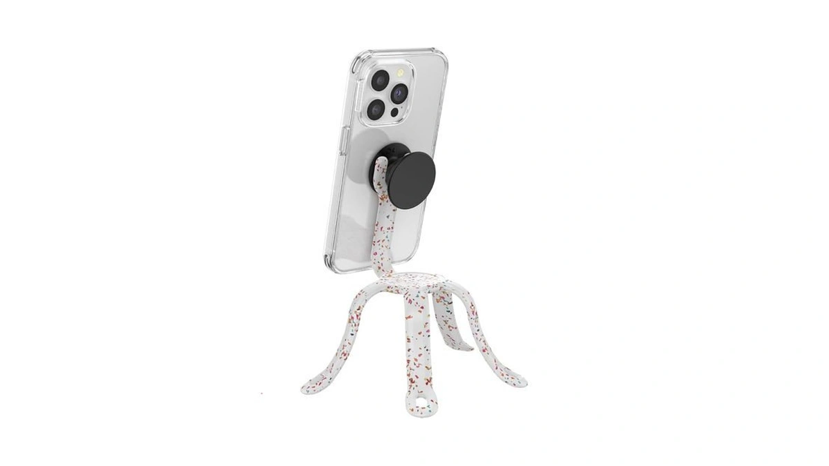 Popsockets Flexible Phone Mount & Stand, Light Blue - Blue