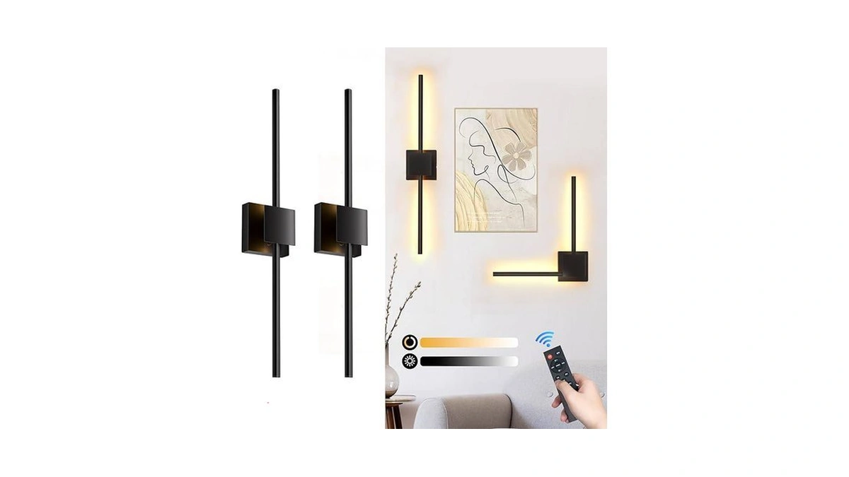 Battery Operated Wall Sconces Set Of 2, ππ©π π«ππππ 8000mah Rotatable