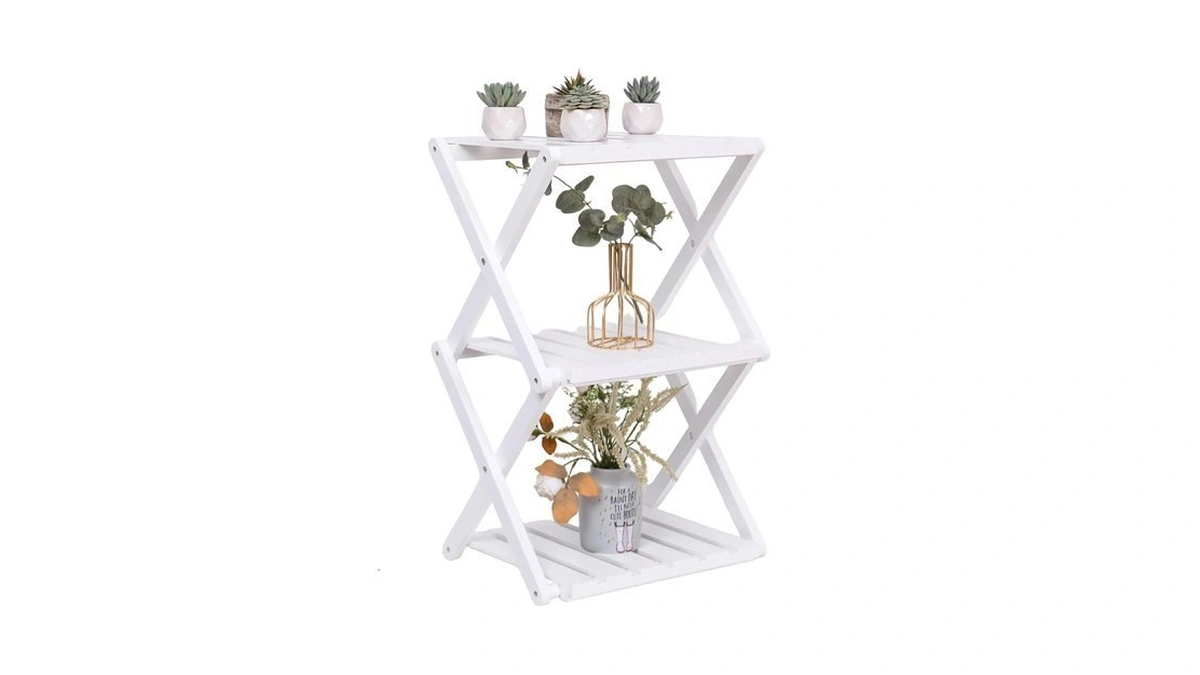Amazon : Cxhyjj 3 Tier Portable Folding Shoe Stor
