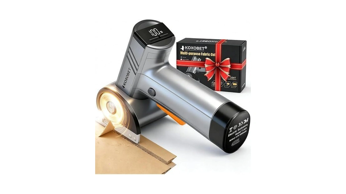 2026 Upgrade 4.2v Cordless Cutting Tool, Cardboard Cutter With Led