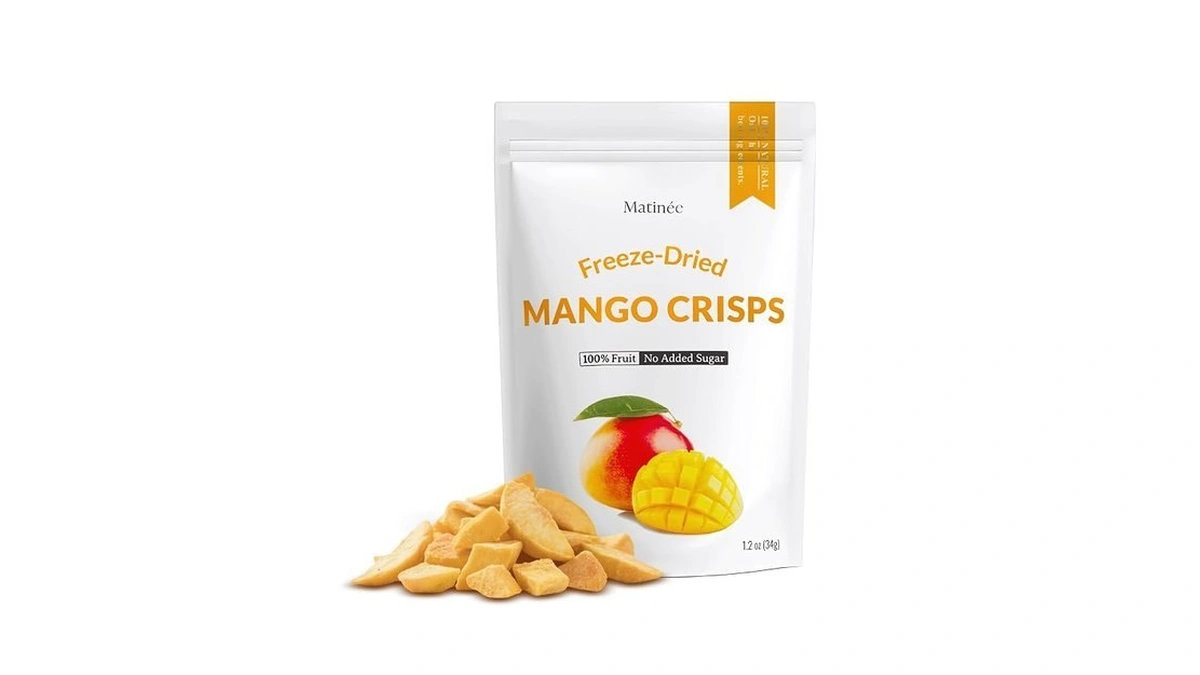 MatinΓ©e Freeze Dried Mangoes, Dehydrated Fruit, Dried Fruit Snack For
