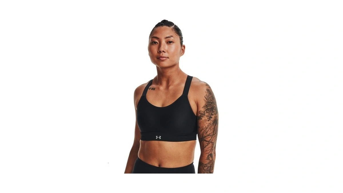 Under Armour Women's Continuum High Impact Sports Bra, (001) Black