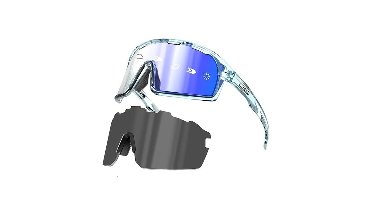 Scvcn Photochromic Cycling Glasses Polarized Men Women Mountain Bike Eyewear