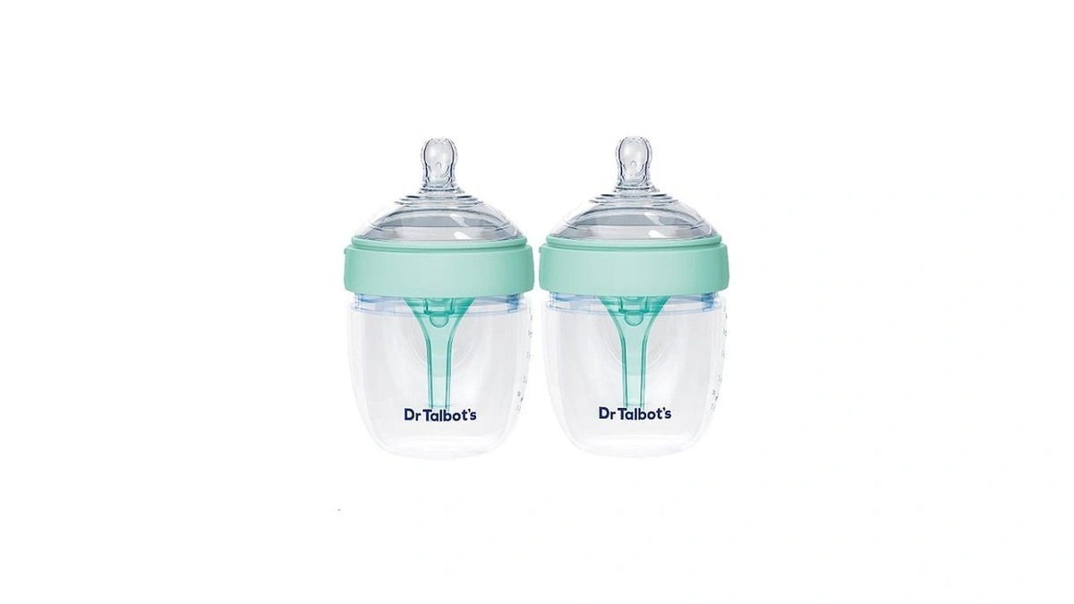 Dr. Talbot's Silicone Anti-colic Bottles - (2-pack) Self-sterilizing Baby Bottles