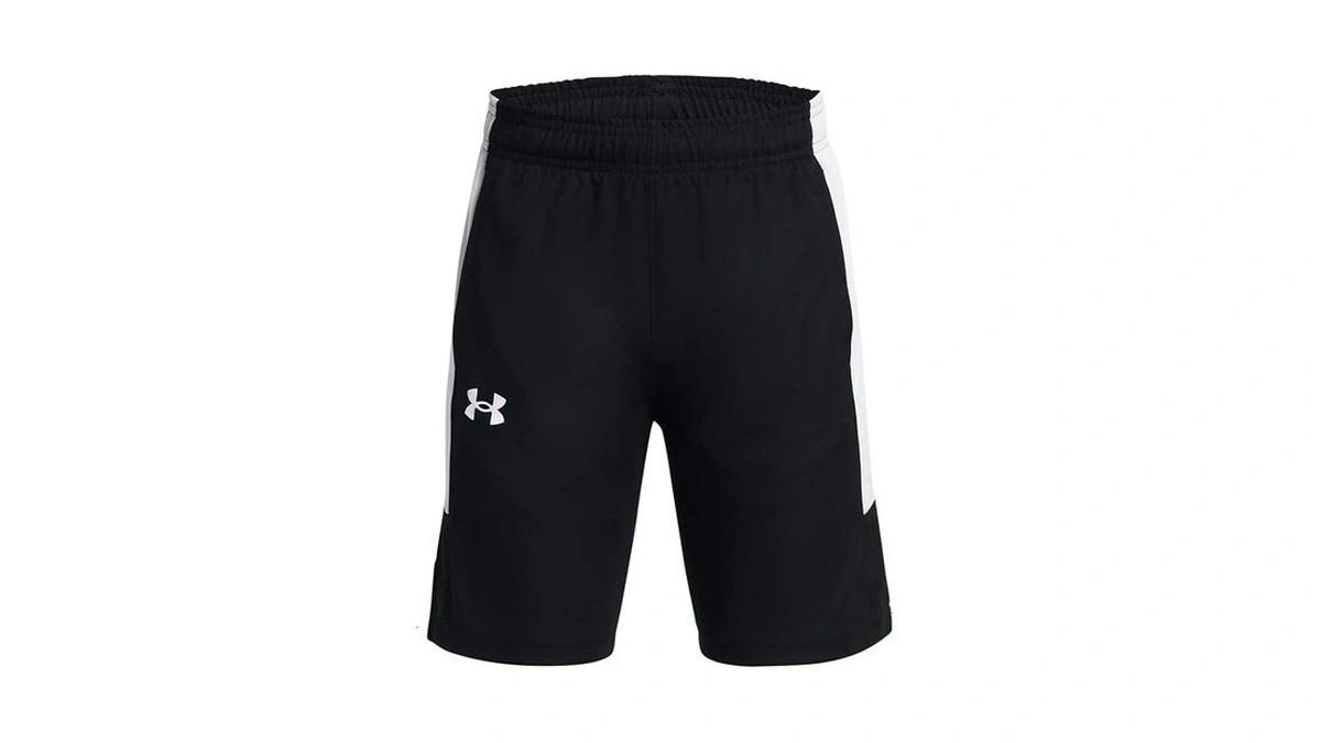 Under Armour Boys Baseline Basketball Shorts, (001) Black / /