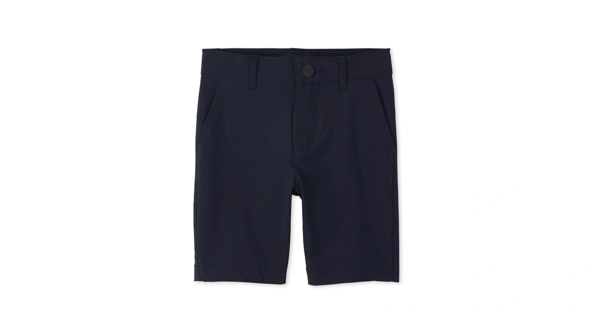 The Children's Place Boys' Quick Dry Chino Shorts, New Navy,