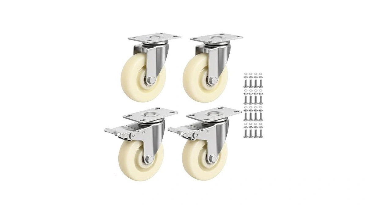 Tghey 4 Inch Caster Wheels Set Of 4 Heavy Duty