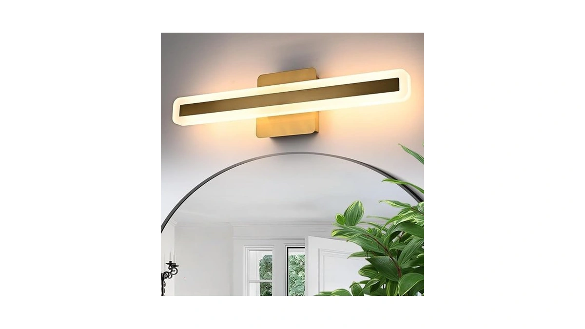 Wanluce 15.7 Inch Modern Bathroom Vanity Light, 20w Dimmable Led