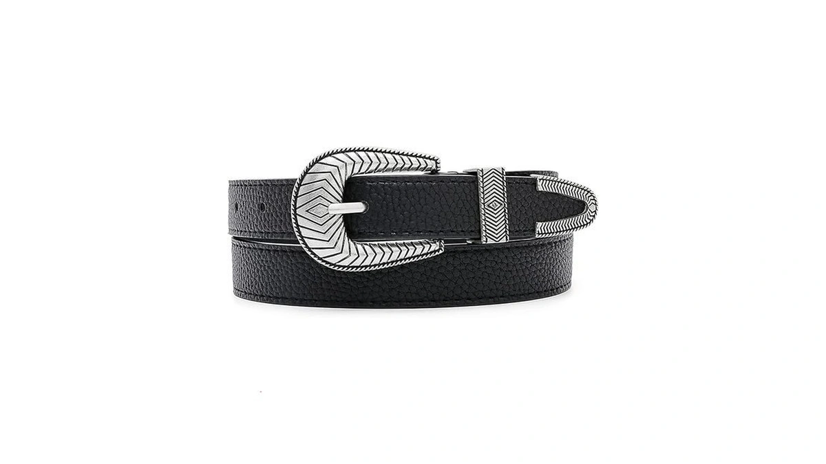 Tanpie Women Vintage Belts Ladies Western Design Black Waist Belt
