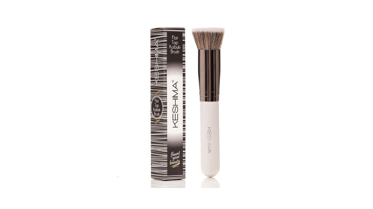 Keshima Foundation Brush Flat Top Kabuki - Premium Foundation Brush