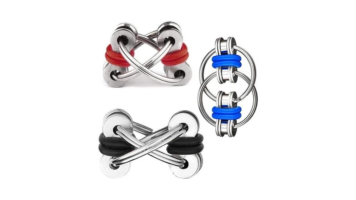 Fidget Toy Flippy Chain Stress Anxiety Relief Chain Adhd And