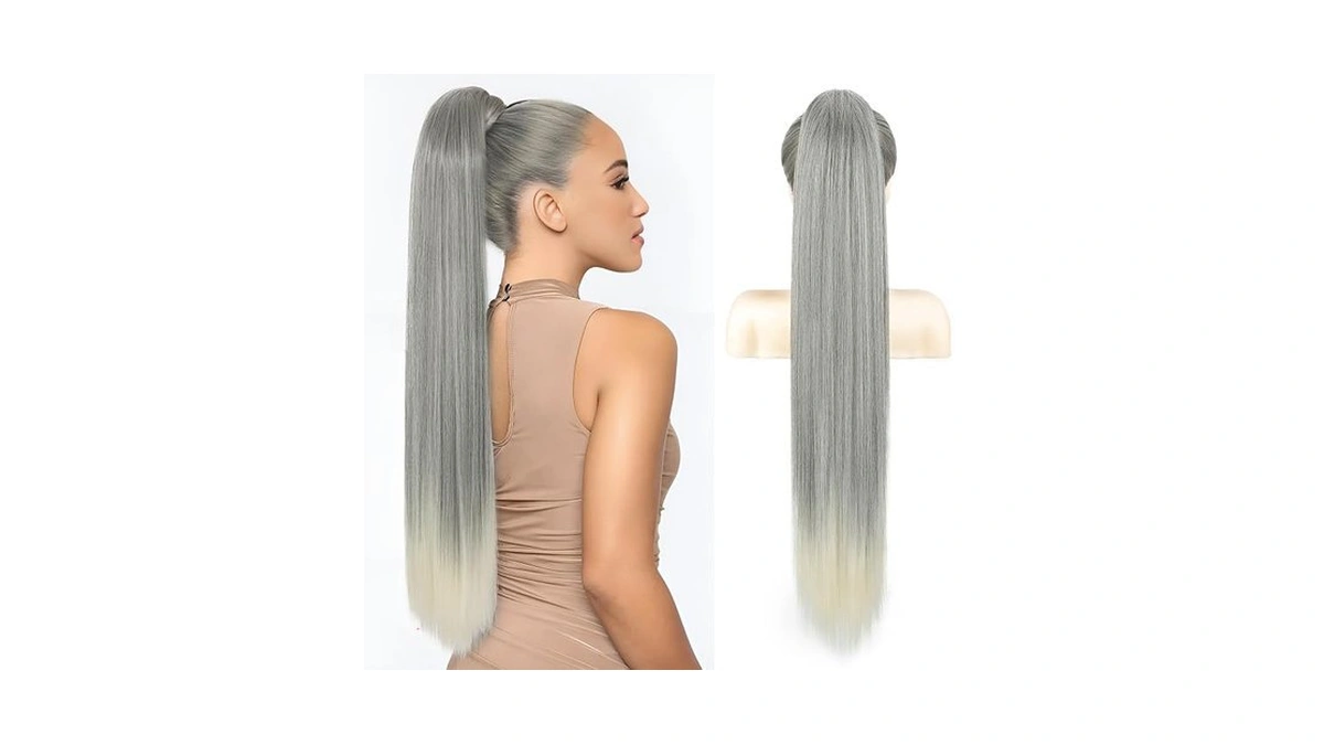 Hmd Ponytail Extension, Long Straight Drawstring Pony Tail Hair Pieces
