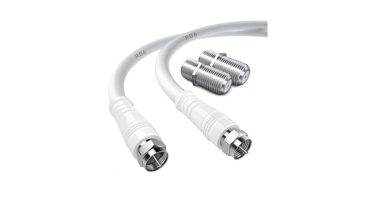 Tuolnk Rg6 F Type Tv Aerial Cable, F Male To