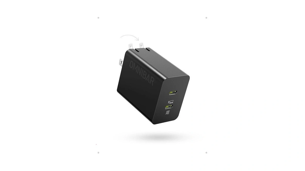 Omnibar 45w Super Fast Charger Usb C Dual Port Android