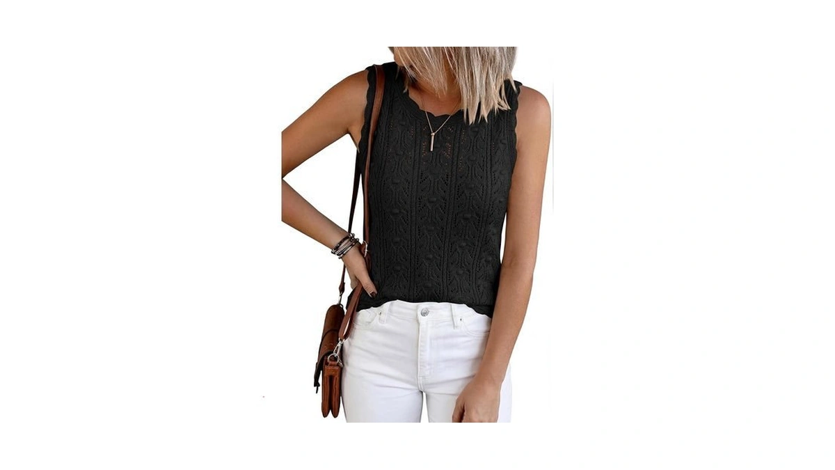 Btfbm Crochet Tank Tops