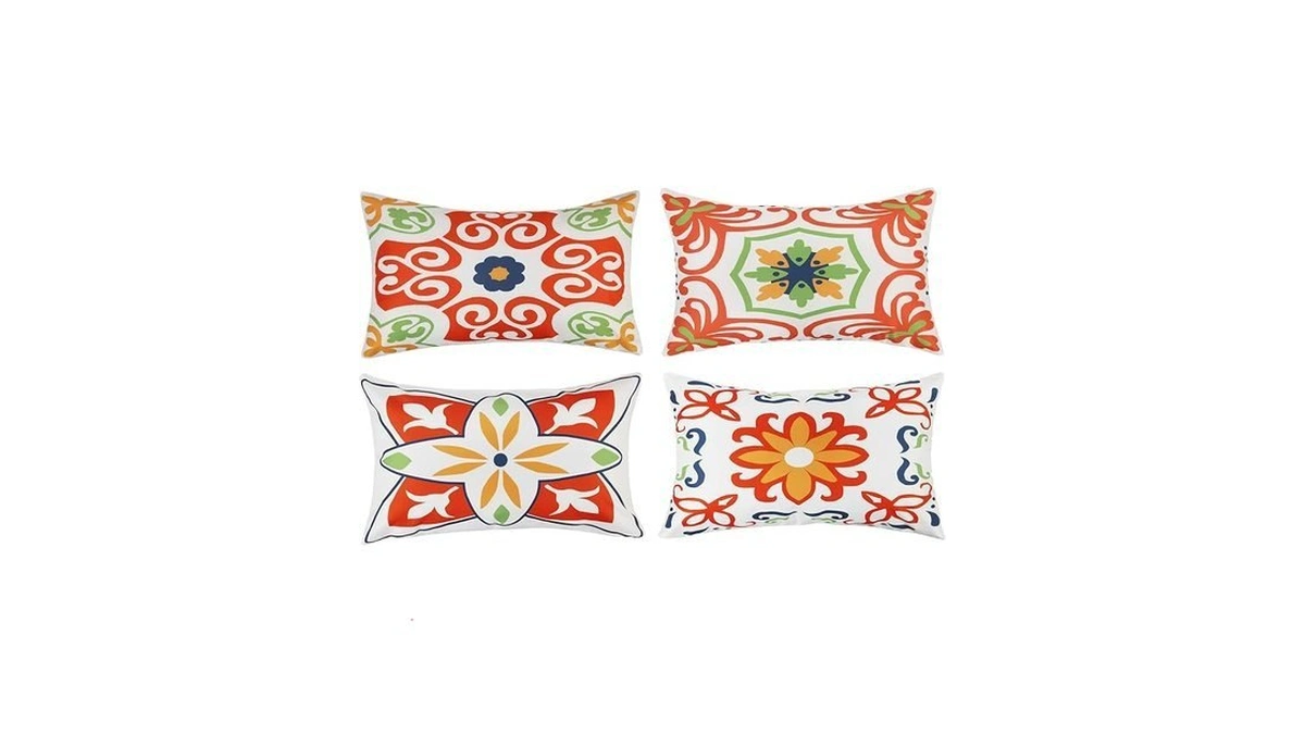 Pyonic Outdoor Waterproof Throw Pillow Covers For Patio Furniture Decorative