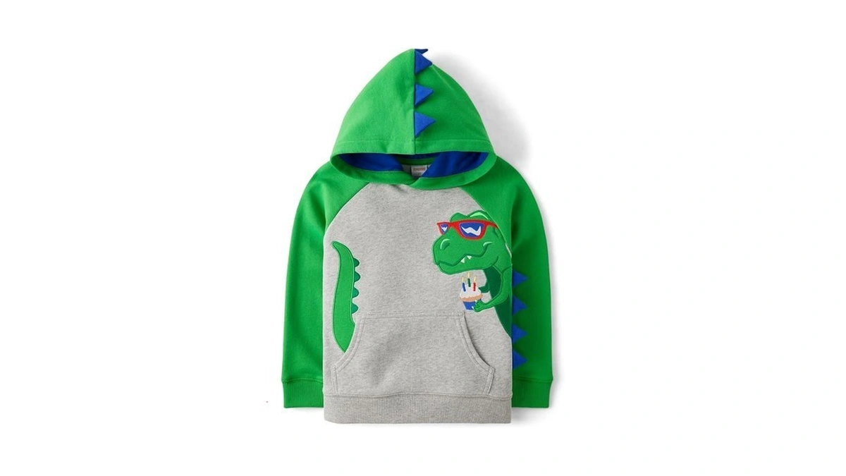 Gymboree,boys,and Toddler Long Sleeve Hoodie Sweatshirt,party Dino,3t