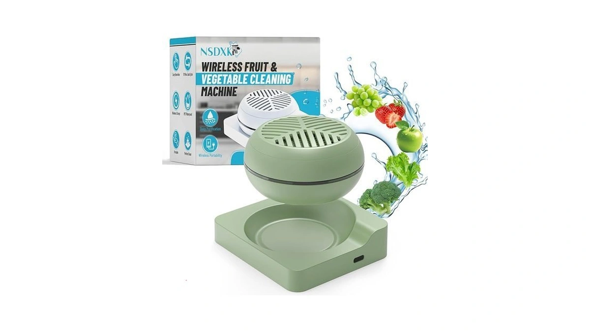 Nsdxk Fruit And Vegetable Washing Machine, Fruit Vegetable Cleaner Device,