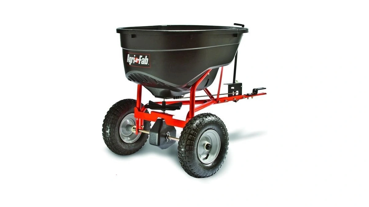 Agri-fab Pull Behind Broadcast Spreader For Seed, Fertilizer, Salt And