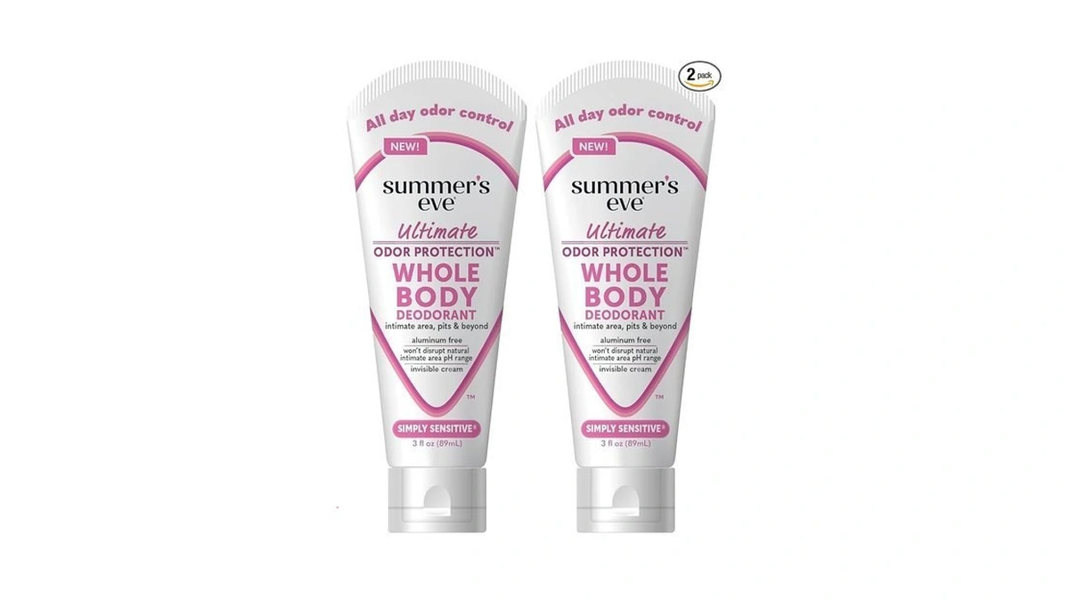 Summer's Eve Simply Sensitive Whole Body Deodorant For Women, Aluminum-free