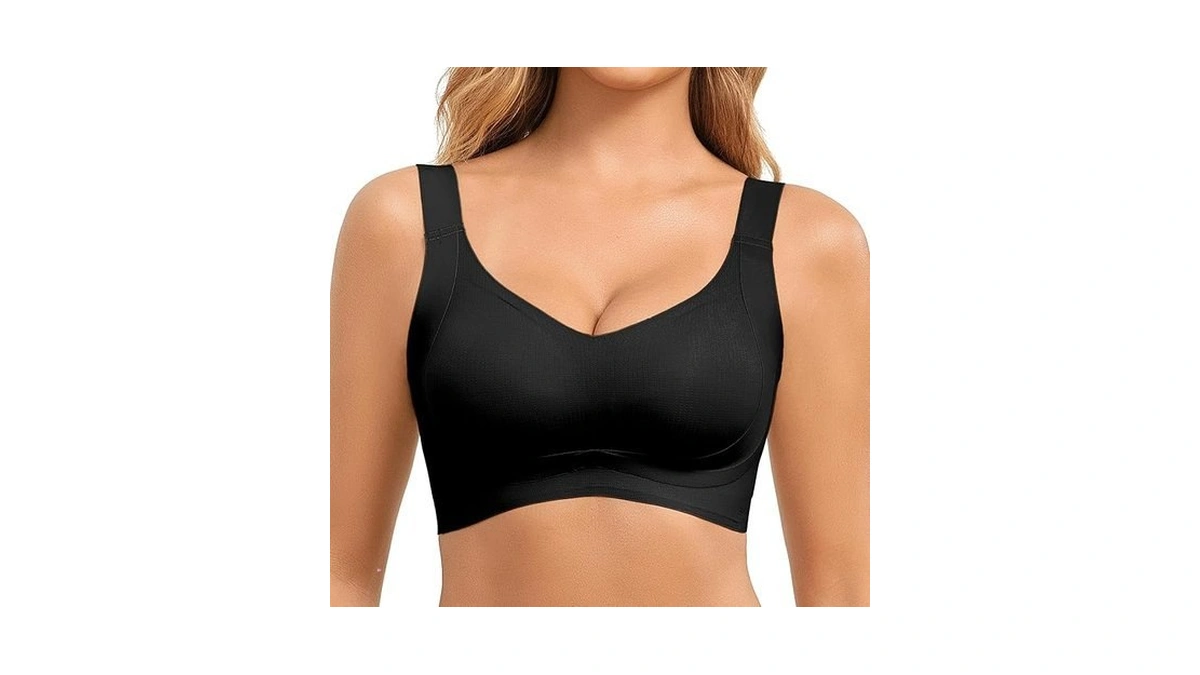 Fittingirls Plus Size Push Up Supportive Wireless Bras Comfort Soft
