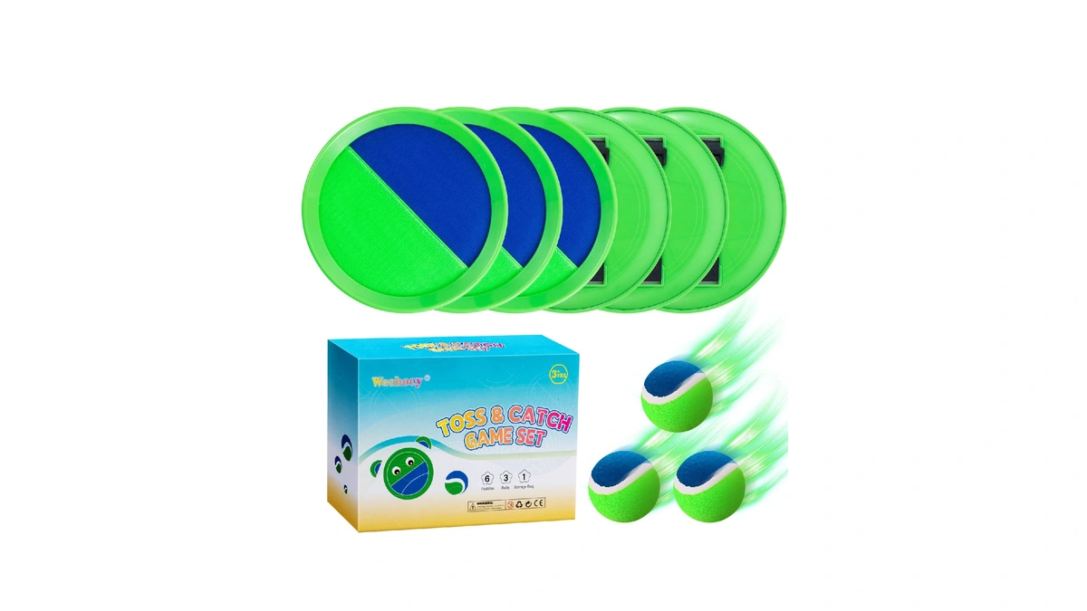 Beach Toys - Outdoor Games For Kids, Toss And Catch