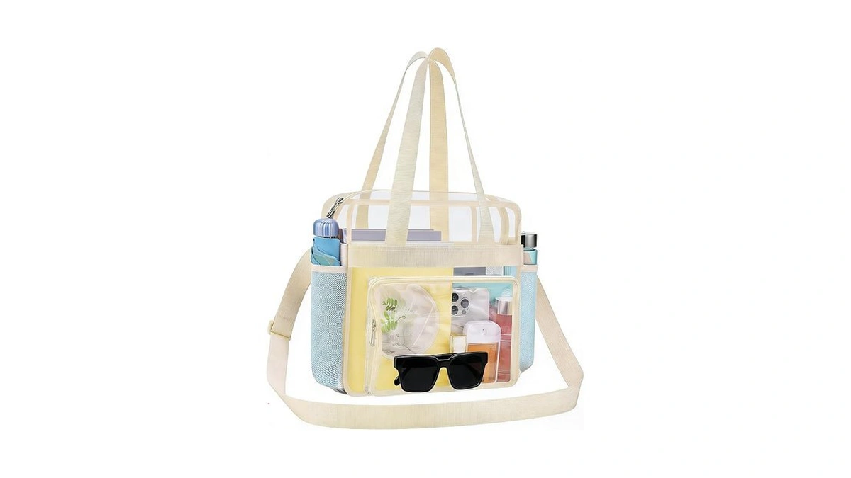 Uease Clear Bag For Stadium Events 12×6×12 Clear Tote Bag