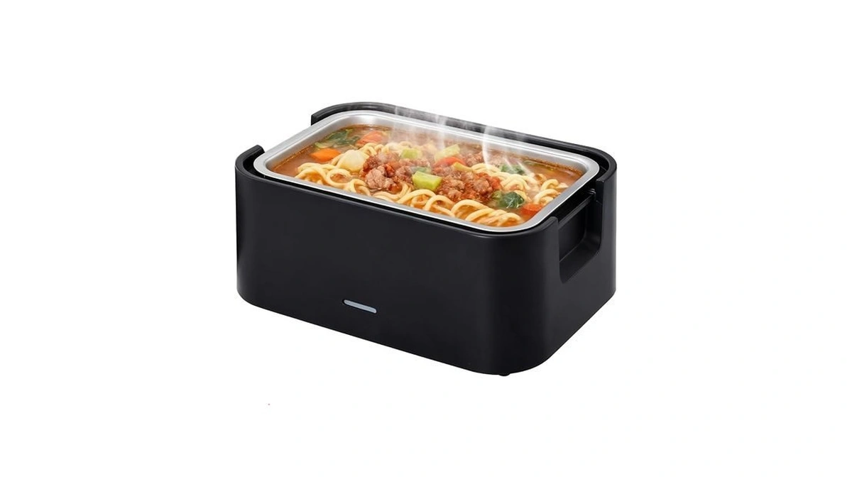 Loftychef Portable 4 Cup Electric Heated Lunch Box, 33oz Food