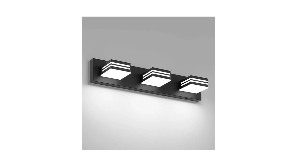 Liilokte Led Modern Bathroom Vanity Light Fixtures (3-light, 24-inch), Matte