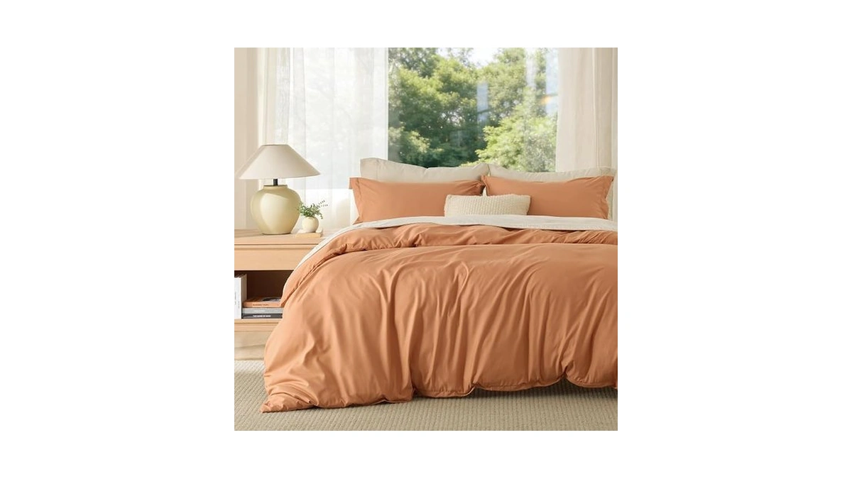 Bedsure Duvet Cover Full Size - Soft Double Brushed Bedding