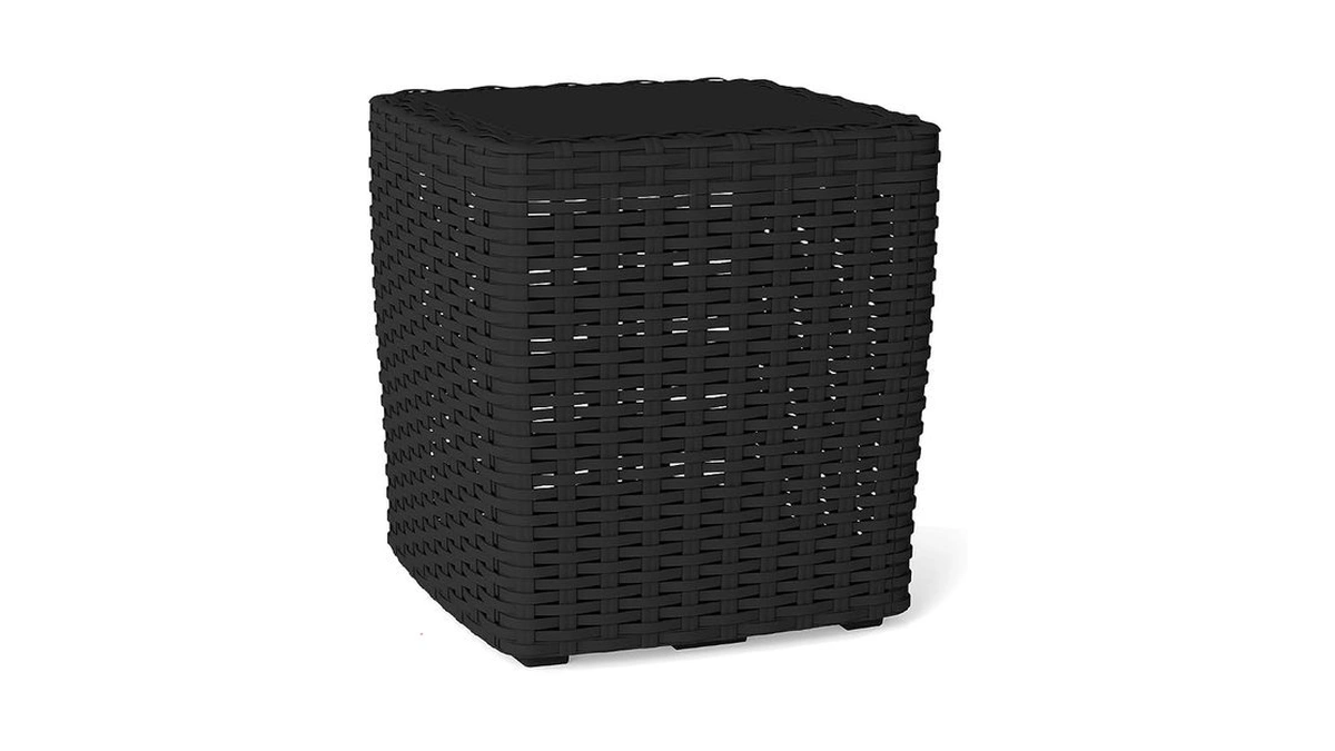 Pareschi 14 Gallon Outdoor Storage Box, Faux Rattan Deck Box