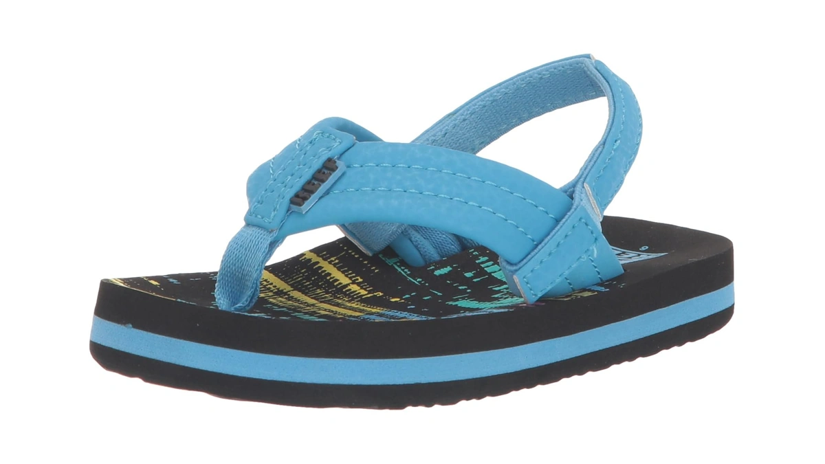 Reef Kids Boys Sandals, Little Ahi, 80's Tread, 6