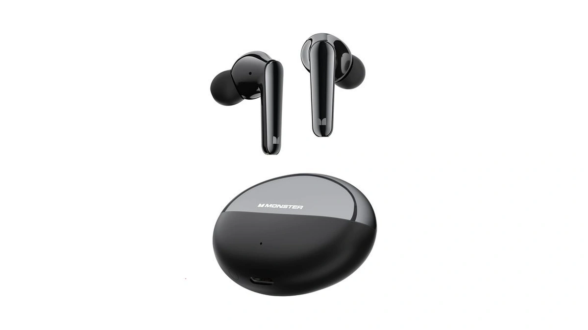 Monster N-lite 203 Airlinks Wireless Earbuds Bluetooth Headphones Hifi Stereo,