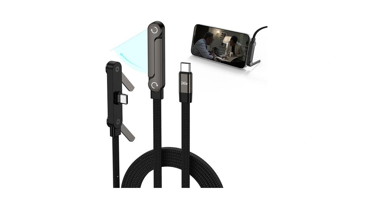240w Usb C To Usb C Cable Fast Charging,5ft Invisible