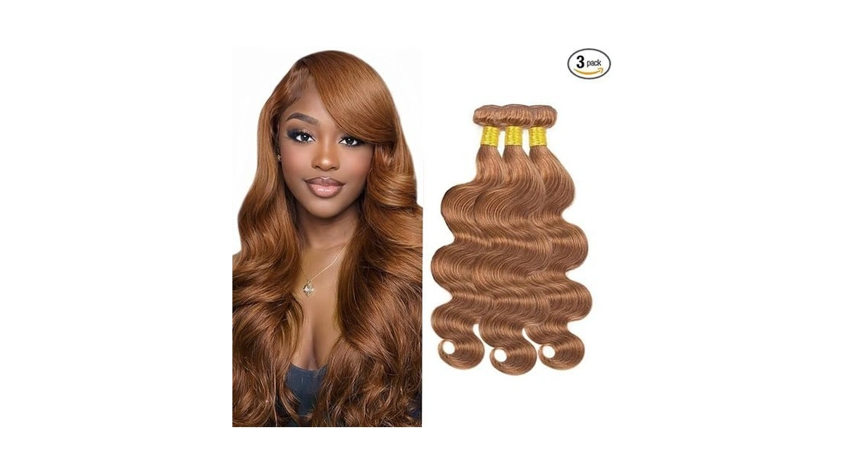 Brown Human Hair Bundles #30 Body Wave 20 22 24