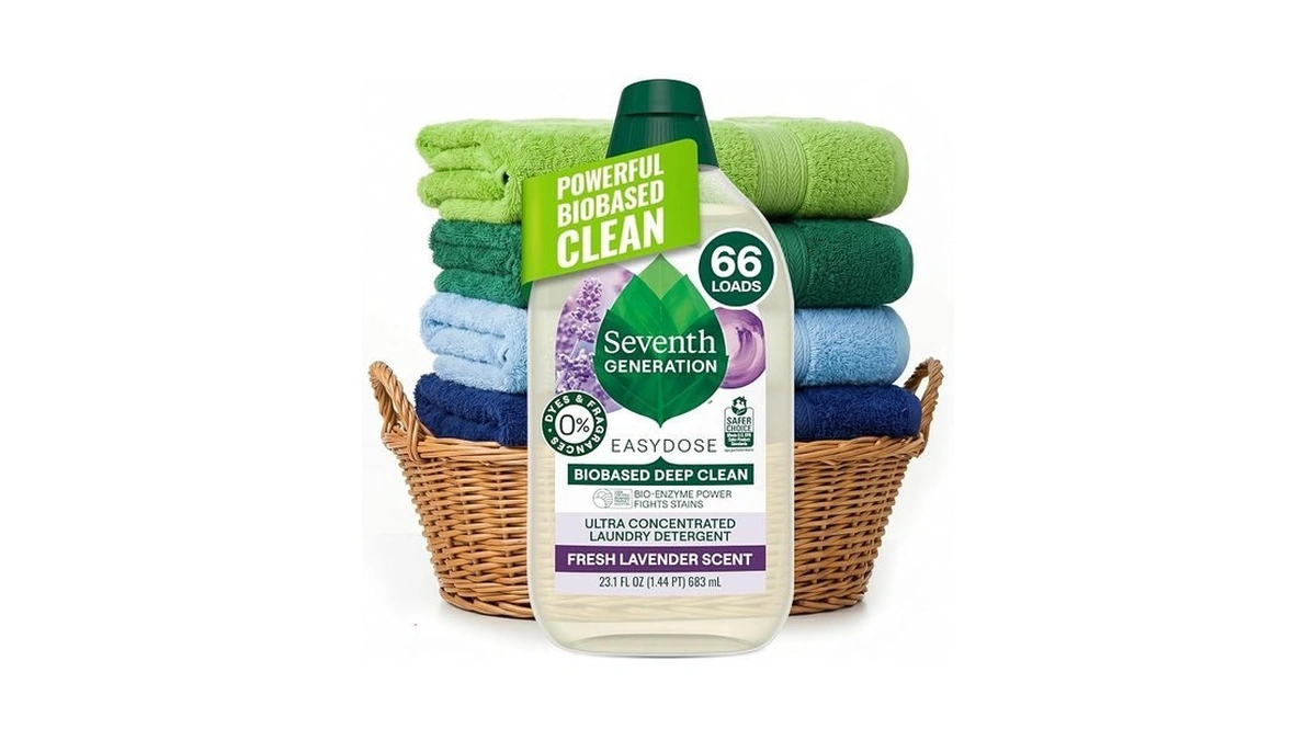Seventh Generation Easydose Laundry Detergent Fresh Lavender Ultra Concentrated Washing