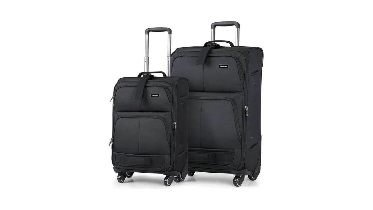 Hanke Luggage Sets 2 Piece Softside Expandable Luggage With Spinner