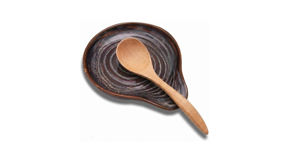 Joyfulhive Farmhouse Ceramic Spoon Rests Holder,coffee Spoon,cooking Utensil,ladles, Tong For