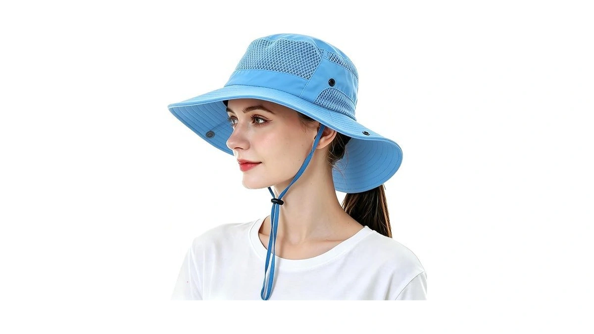 Sun Hats For Men Women Waterproof Wide Brim Bucket Upf