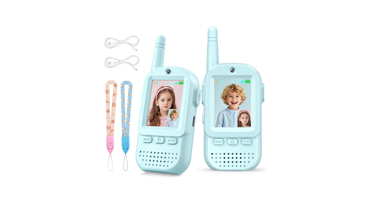 Video Walkie Talkies For Kids 2 Pack – Rechargeable Kids