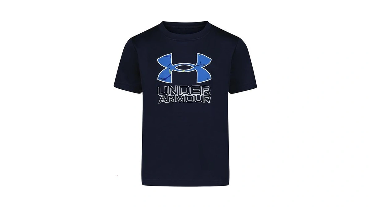 Under Armour Boys' Short Sleeve Logo Graphic T-shirt, Lightweight &