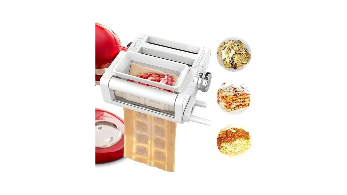 Antree 3-in-1 Pasta Attachment & Ravioli Attachment For Kitchenaid Stand