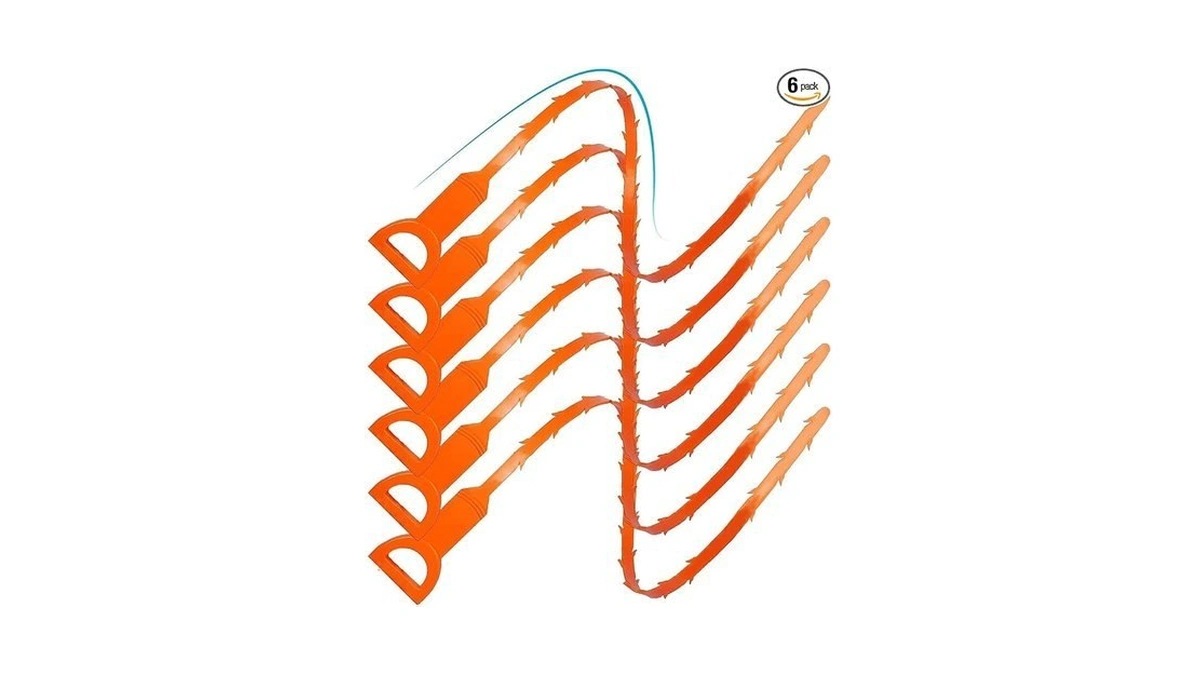 Liboyixi Drain Clog Remover Tool, 6 Pack With 5 Plastic